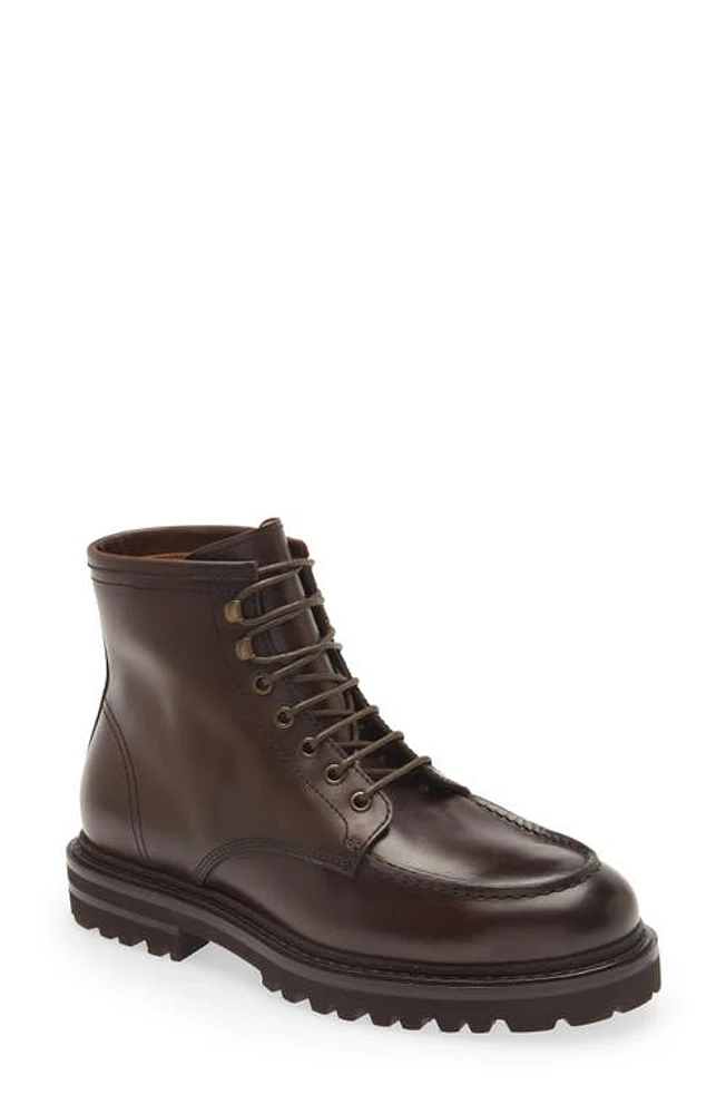 Brunello Cucinelli Apron Toe Boot Brown at Nordstrom,