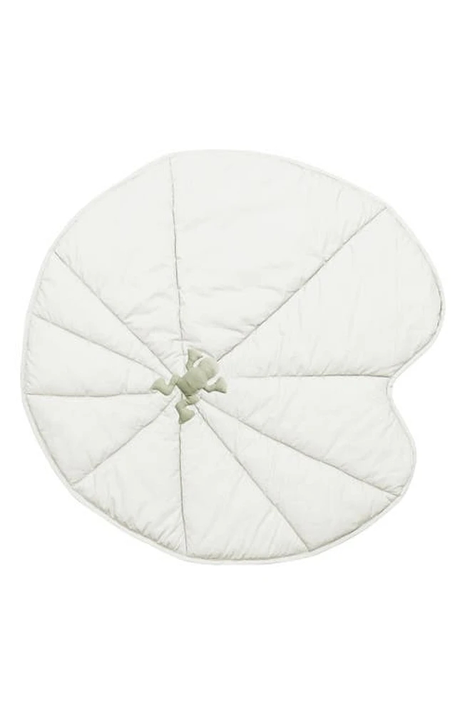 Lorena Canals Water Lily Organic Cotton Play Mat in Natural at Nordstrom