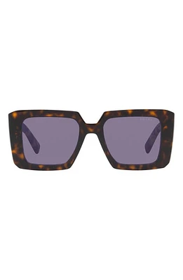 Prada 51mm Tortoise Square Sunglasses at Nordstrom