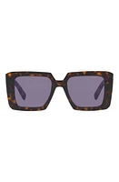 Prada 51mm Tortoise Square Sunglasses at Nordstrom