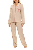 The Lazy Poet Emma Linen Pajamas Oatmeal at Nordstrom,