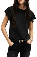 AllSaints Isabel Flutter Sleeve Top at Nordstrom, Us