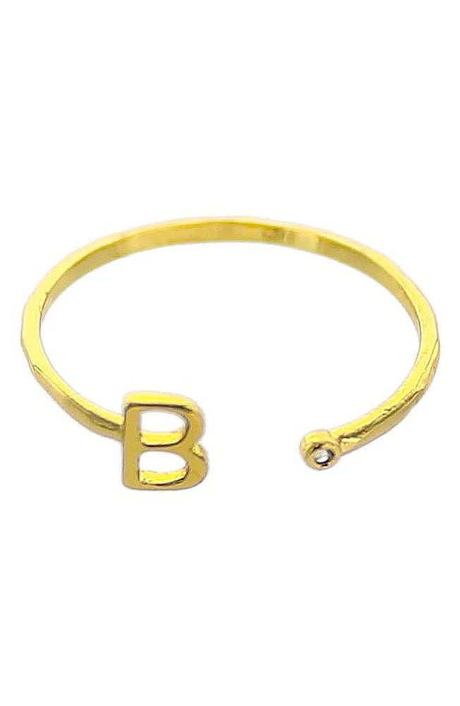 Panacea Initial Ring in Gold-B at Nordstrom