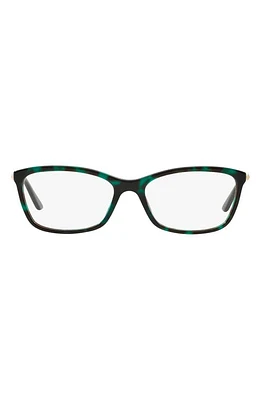 Versace 54mm Optical Glasses in Green Havana at Nordstrom