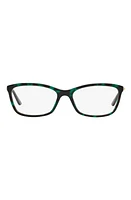 Versace 54mm Optical Glasses in Green Havana at Nordstrom