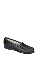 SAS Simplify Nubuck Leather Loafer Black at Nordstrom,