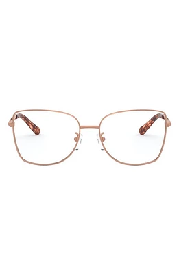 Michael Kors 54mm Butterfly Optical Glasses in Rose Gold at Nordstrom