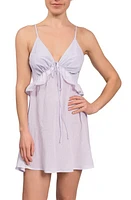 Everyday Ritual Isabelle Tie-Front Cotton Chemise at Nordstrom,