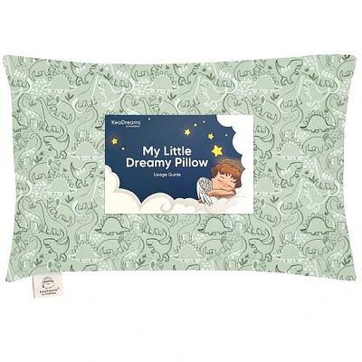 KeaBabies Toddler Pillow with Pillowcase in Dinodood at Nordstrom, Size Standard