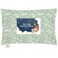 KeaBabies Toddler Pillow with Pillowcase in Dinodood at Nordstrom, Size Standard