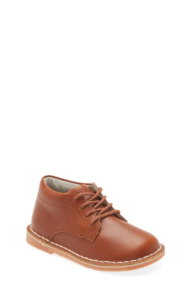 L'AMOUR Tuck Lace-Up Shoe Cognac at Nordstrom, M