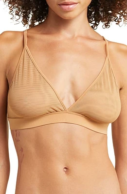 nude barre Mesh Wireless Bra in 11Am at Nordstrom, Size Medium