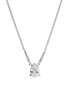 Nadri Colette Pendant Necklace in Rhodium at Nordstrom