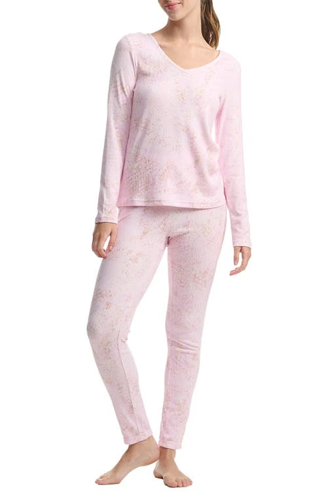 Splendid Long Sleeve Rib Pajamas at Nordstrom,