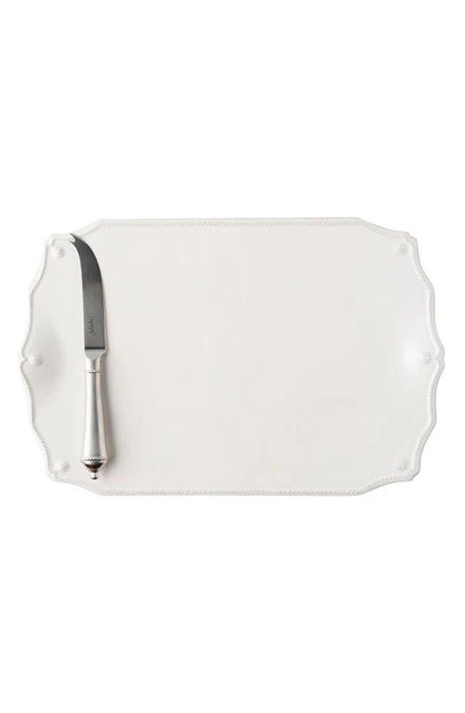 Juliska Berry and Thread Serving Board & Knife in Whitewash at Nordstrom