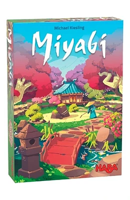 HABA Miyabi Tile Stacking Game in Green And Red at Nordstrom