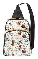 Petunia Pickle Bottom x Disney The Nightmare Before Christmas Crisscross Sling Bag in White at Nordstrom