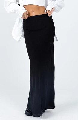 Princess Polly Jodie Maxi Skirt Black at Nordstrom,