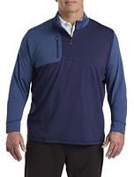 Callaway 1/2-Zip Mixed Media Pullover Peacoat at Nordstrom,