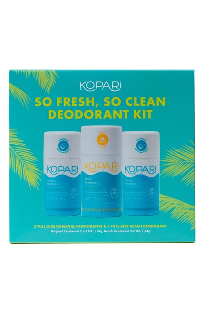 Kopari So Fresh, So Clean Deodorant Set $48 Value at Nordstrom