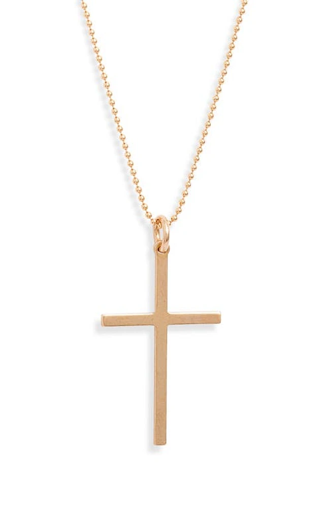 Nashelle 14K-Gold Fill Cross Necklace at Nordstrom