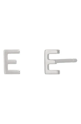 BYCHARI Initial Stud Earrings in 14K Gold-E at Nordstrom