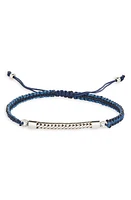 Caputo & Co. Men's Bali Chain Macramé Bracelet in Blue Combo at Nordstrom