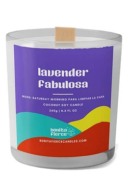 Bonita Fierce Lavender Fabulosa Candle in White/Purple at Nordstrom