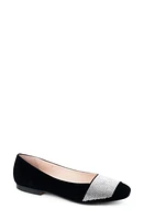 patricia green Milan Embellished Ballet Flat Black at Nordstrom,