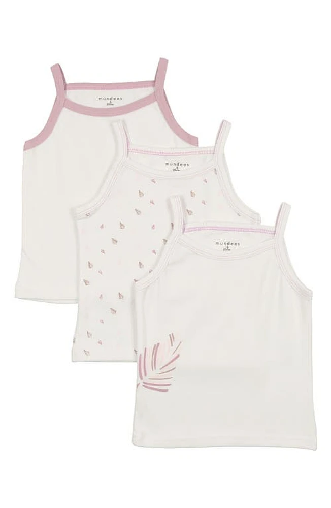 Manière Kids' Assorted 3-Pack Cotton Undershirts White at Nordstrom