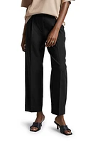 & Other Stories High Waist Wide Leg Trousers Black at Nordstrom,