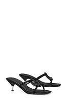 Tory Burch Miller Bombé Pavé Kitten Heel Slide Sandal Perfect Black at Nordstrom,