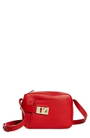 FERRAGAMO Archive Gancini Camera Crossbody Bag in Flame Red at Nordstrom