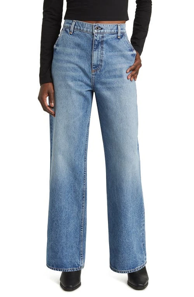 ASKK NY Relaxed Wide Leg Jeans Mammouth at Nordstrom,