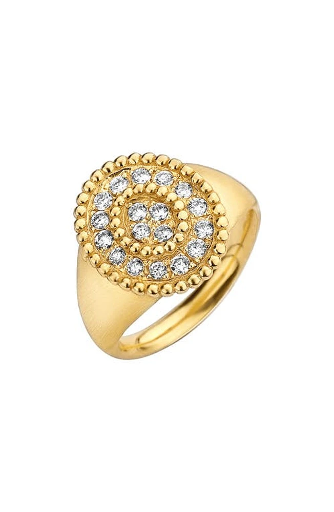 Kimai Prime Lab Created Diamond Cocktail Ring in Yellow Gold at Nordstrom, Size 7