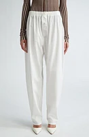 Interior Nicola Boxer Cotton Pants Whiteout at Nordstrom,