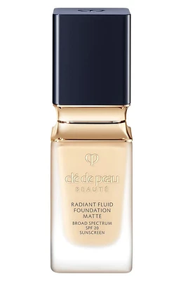 Clé de Peau Beauté Beauté Radiant Fluid Matte Foundation SPF 20 in Bf10 - Light Buff at Nordstrom