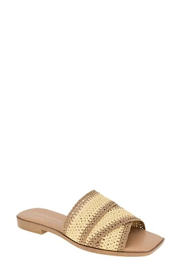 bcbg Lileen Slide Sandal Tan/Natural at Nordstrom,