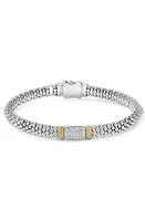 LAGOS Caviar Lux Diamond Caviar Bracelet in Silver at Nordstrom