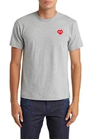 Comme des Garçons PLAY Pixel Appliqué T-Shirt Grey at Nordstrom,