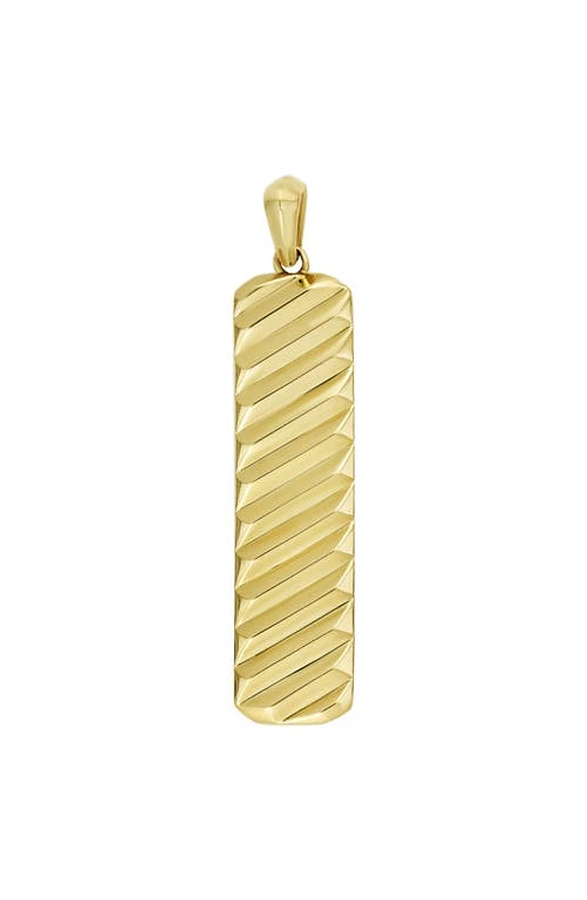 Bony Levy Men's 14k Gold Bar Pendant in 14K Yellow Gold at Nordstrom