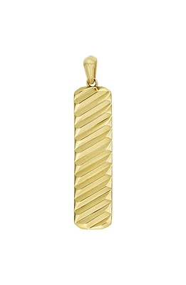 Bony Levy Men's 14k Gold Bar Pendant in 14K Yellow Gold at Nordstrom