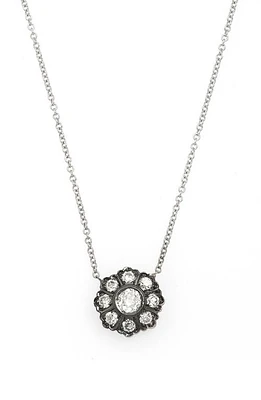 Sethi Couture Ivy Diamond Pendant Necklace in White Gold at Nordstrom, Size 16