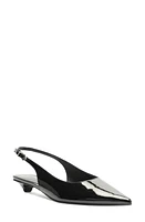 Schutz Evan Pointed Toe Slingback Kitten Heel Pump in at Nordstrom