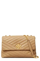 Tory Burch Kira Chevron Convertible Shoulder Bag in Desert Dune at Nordstrom