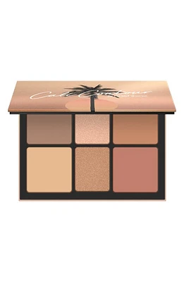 Smashbox Cali Contour Blush, Highlighter & Bronzer Face Palette in Light Medium at Nordstrom