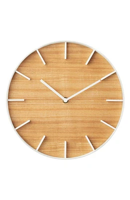 Yamazaki Rin Wall Clock in Natural at Nordstrom