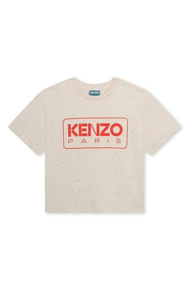 KENZO Kids' Logo Nep T-Shirt Wicker at