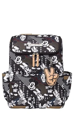 Petunia Pickle Bottom x Disney Mickey & Friends Method Diaper Backpack in Black at Nordstrom