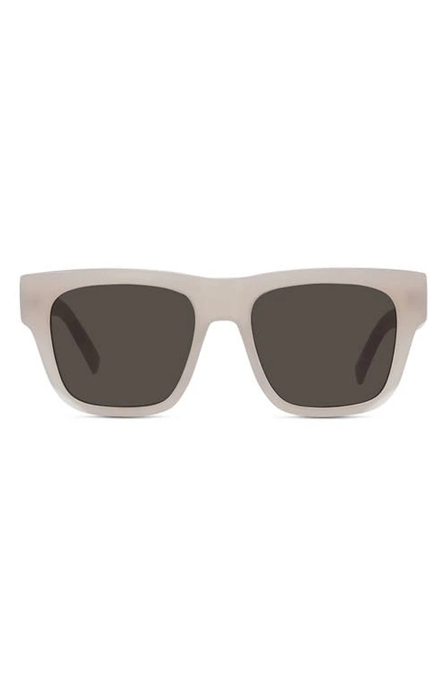 Givenchy 52mm Polarized Square Sunglasses in Beige/Other /Brown at Nordstrom